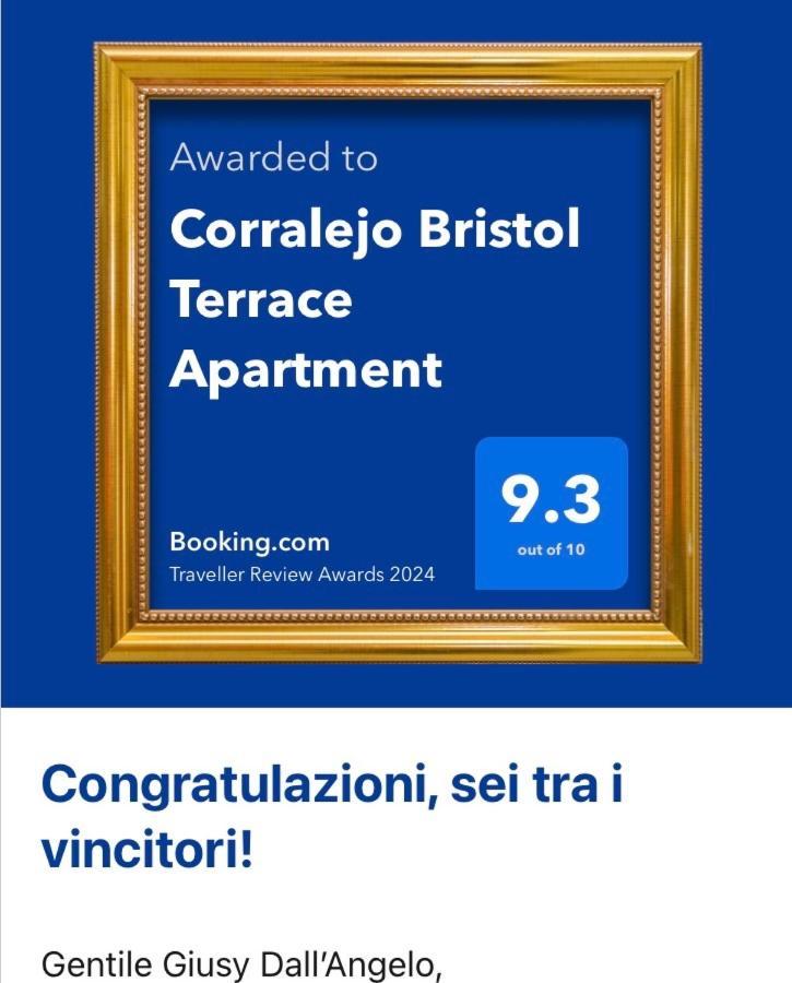 Corralejo Bristol Terrace Apartment Con Giardino Privato Esterno Kültér fotó