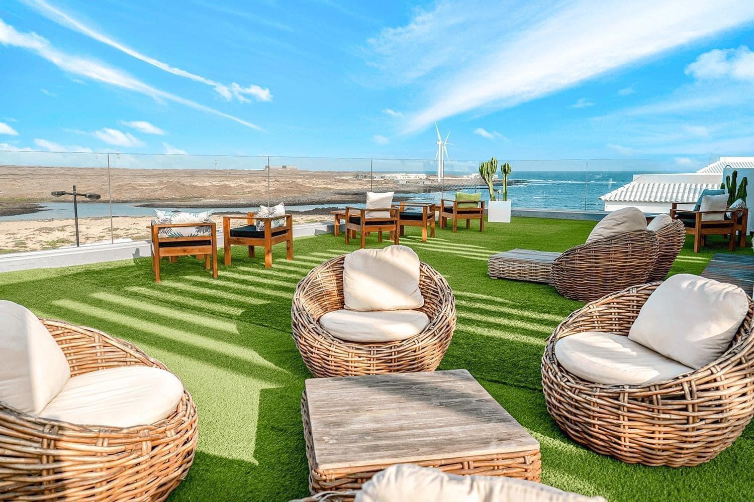 Corralejo Bristol Terrace Apartment Con Giardino Privato Esterno Kültér fotó