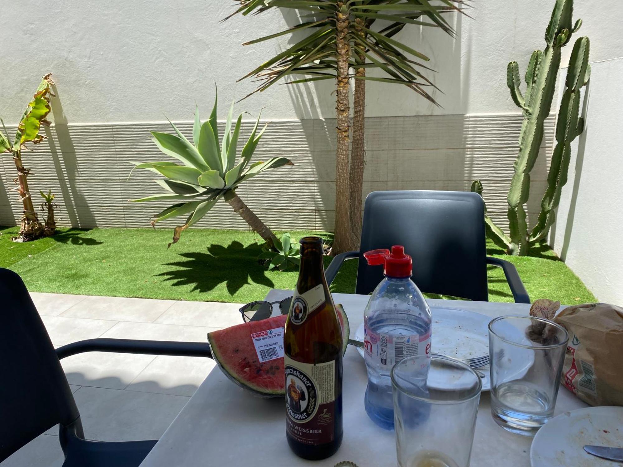 Corralejo Bristol Terrace Apartment Con Giardino Privato Esterno Kültér fotó