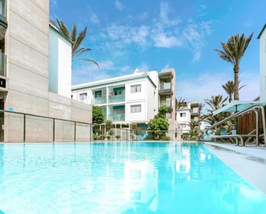 Corralejo Bristol Terrace Apartment Con Giardino Privato Esterno Kültér fotó